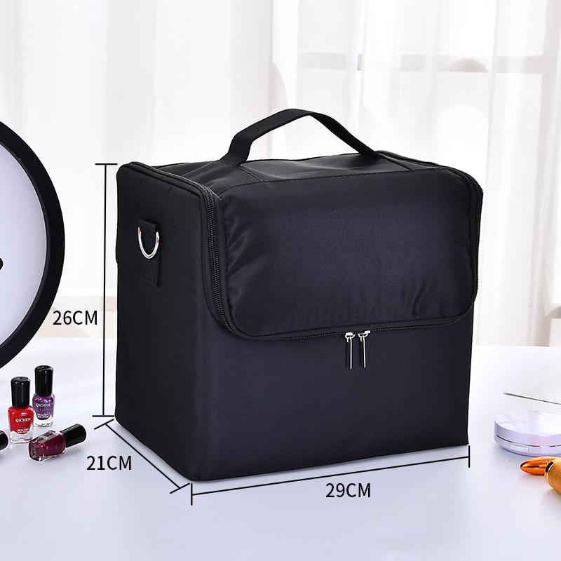 Geantă Profesională pentru Artiști de Machiaj cu Capacitate Mare: Perfect pentru Extensii de Gene, Manichiură, Tatuaj Sprâncene și Mai Mult