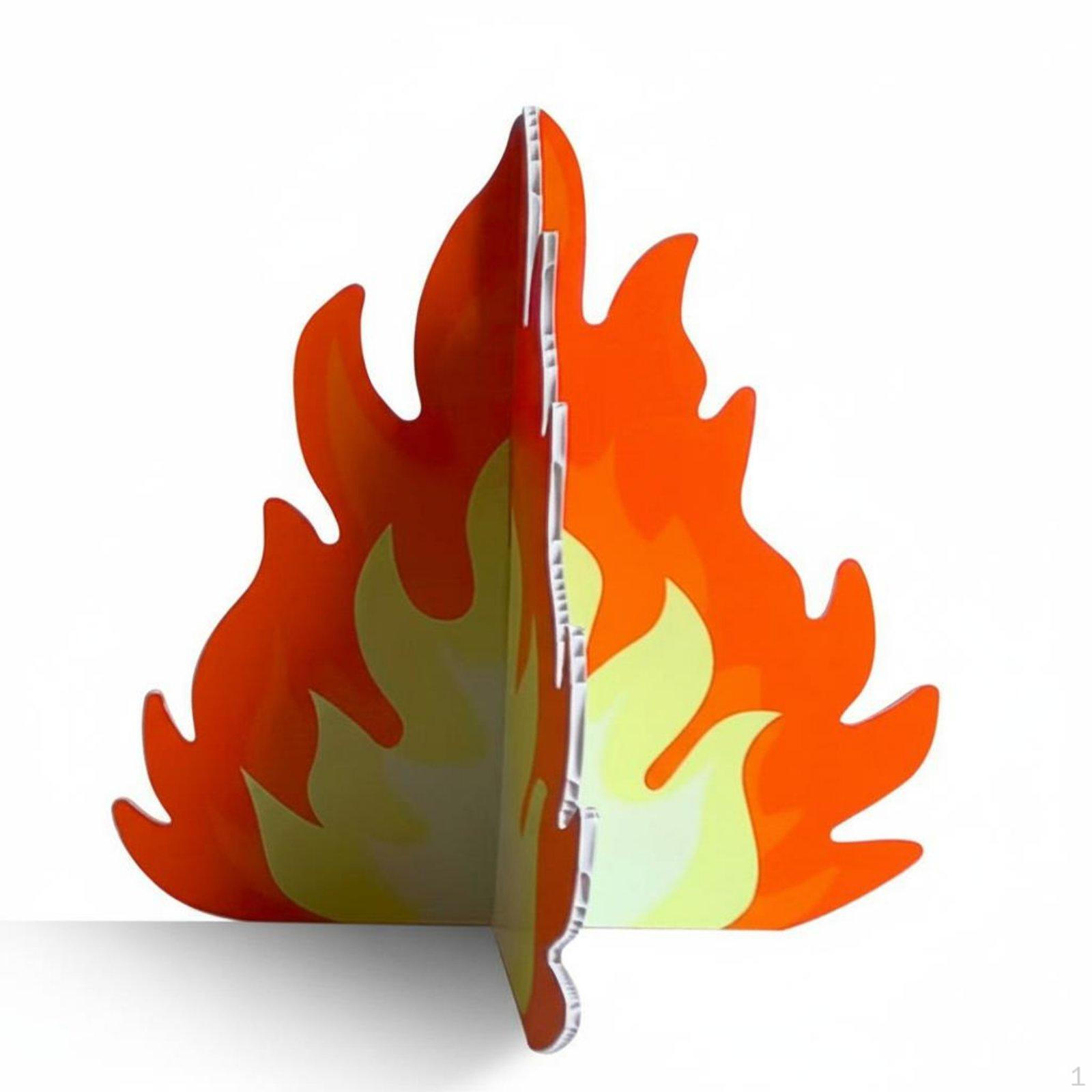 Artificial Fire Decoration Realistic Look Easy to Assemble Centerpiece for