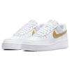New Nike Air Force 1 Low Pony Hair Snakeskin Club Gold CW7567-101