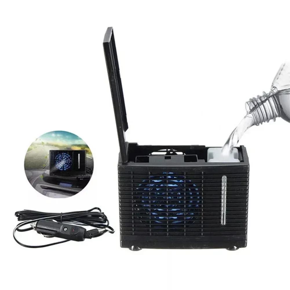 For Car Power Socket Adjustable Evaporative Fan Road Trips Traveling Adjustable Wind Speed Automatic Power-off