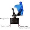Car Boat Truck Led Lighted Toggle Switch with Aircraft Flip Safety Up Cap Cover