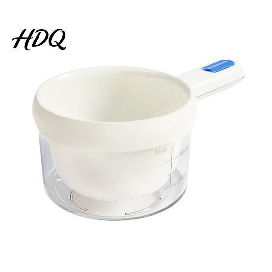 Kitchen Strainer with Handle Drain Basket And Fork Double-layer Separation Design Non-slip