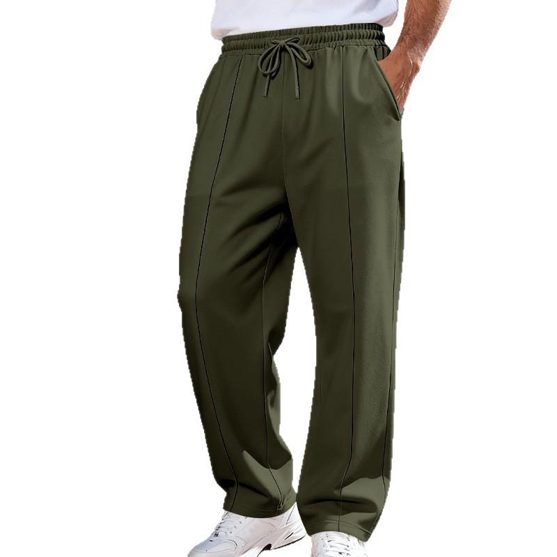 Mens Plus Size Casual Straight Leg Jogger Pants For All Seasons