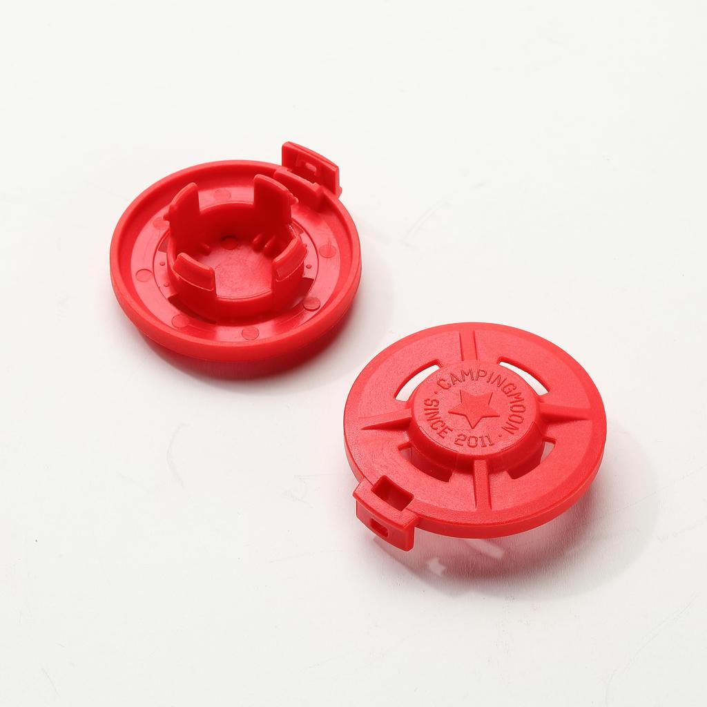 CAMPING MOON Cap Lid for Portable Cassette Gas Canisters (CB Cans) - Resin, Red, G-RD4