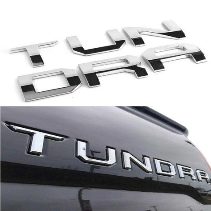 Applicable to Toyota Tundra 3D logo, , 3D stereoscopic label for the rear trunk of the Takauma pickup truck, 3D TUNDRA sticker