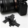 Aluminium 4-weg Macro Focus Rail Slider met 1/4 Schroef voor Camera Directionele Regulator Macro Beugel Slider