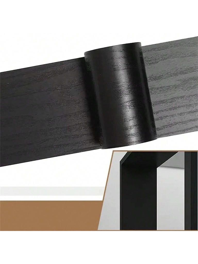 1PC 8CMx5M  Wood Grain Repair Adhensive Duct Tape Floor Furniture Renovation Skirting Line Sticker Home Decoration