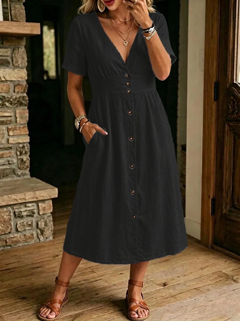 1116 European, American spring and summer new women's clothing casual loose fashion short sleeves, women's casual loose anti-hemp