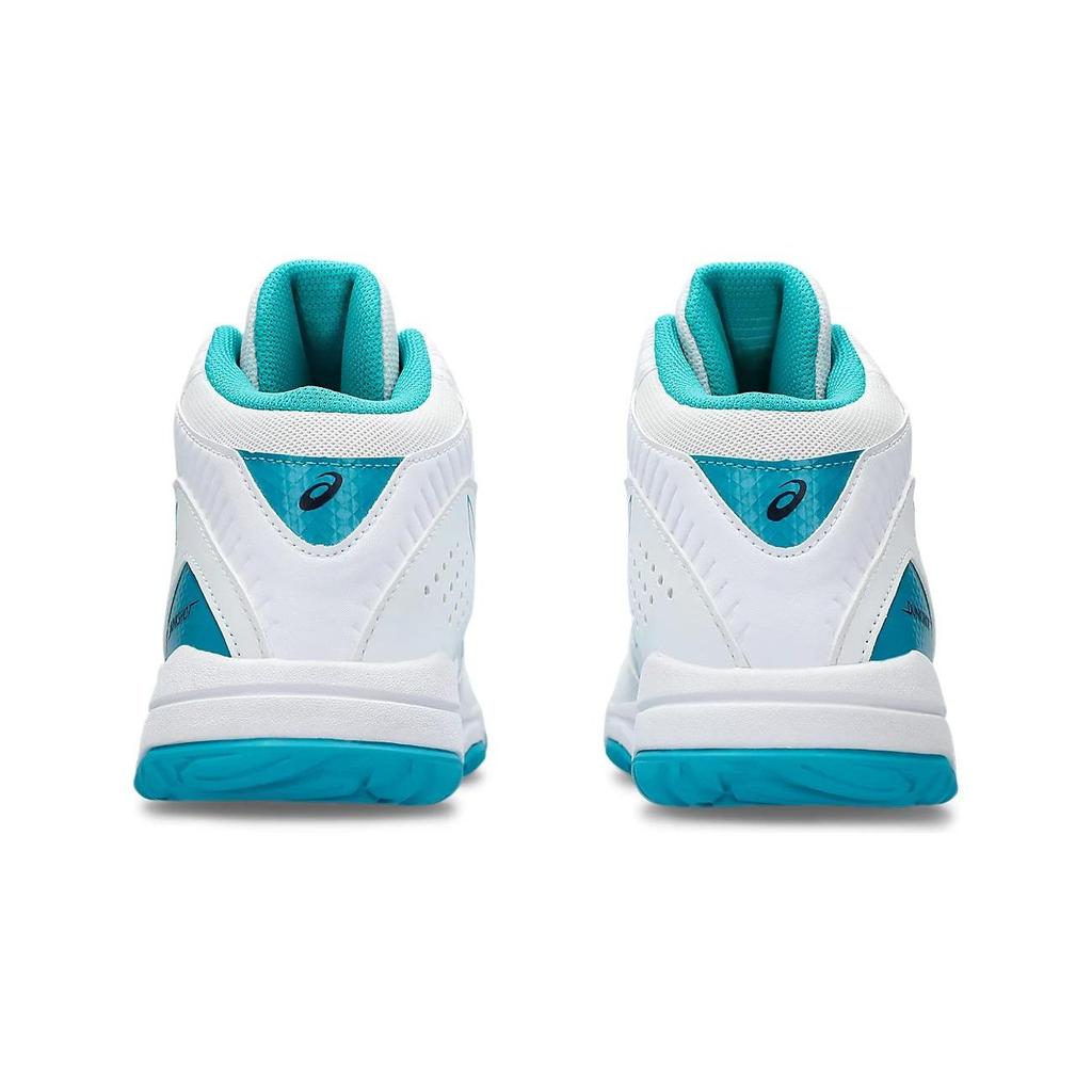 Asics Dunkshot Mb 9 Comfortable Shock Absorption Durable Mid-Top Kids Basketball Shoes Kids basketball shoes White 1064A006-109