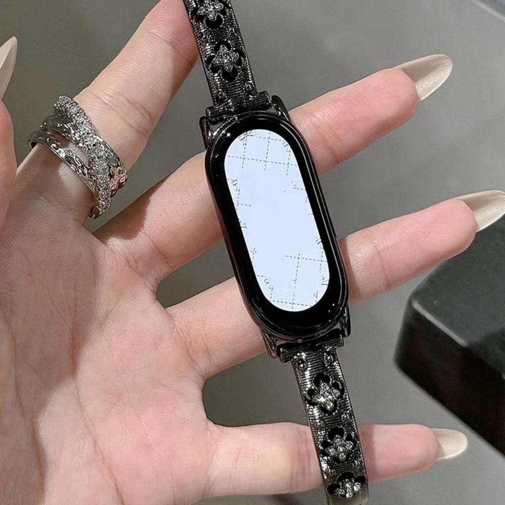 New Bling Elegant Bracelet Metal Link For XIAOMi Band 10 9 Strap For Mi Band 8 New Design Bracelet NFC Wristband Accessories