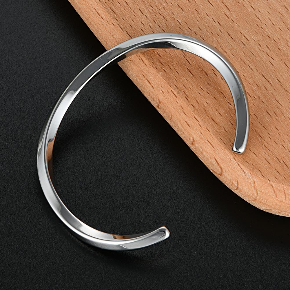 Titanium Steel Handmade Braid Bangle For Men Women Casual Accessory Suitable For Gifting