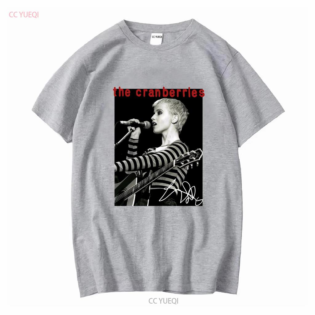 Gorąca Dolores O Riordan The Cranberries Bawełna Męska Wszystkie Rozmiary Koszulka 1N2837 z długim lub krótkim rękawem vintage Prana homme Oddychająca