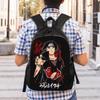 3D Printing N-Narutoes Akatsukis Backpack for Girls Boys Anime College School Travel Bags Men Women Bookbag Fits 15 Inch Laptop