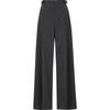 Veromoda Women's Pleated Wide-Leg Trousers with Adjustable Belt