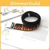 Fashionable Flame Pattern Metal Buckle Decoration Woven Canvas Belt For Men And Women Casual Style