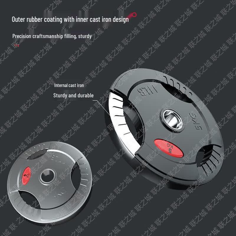 Lianzicheng Rubber Coated Olympic Barbell Plates