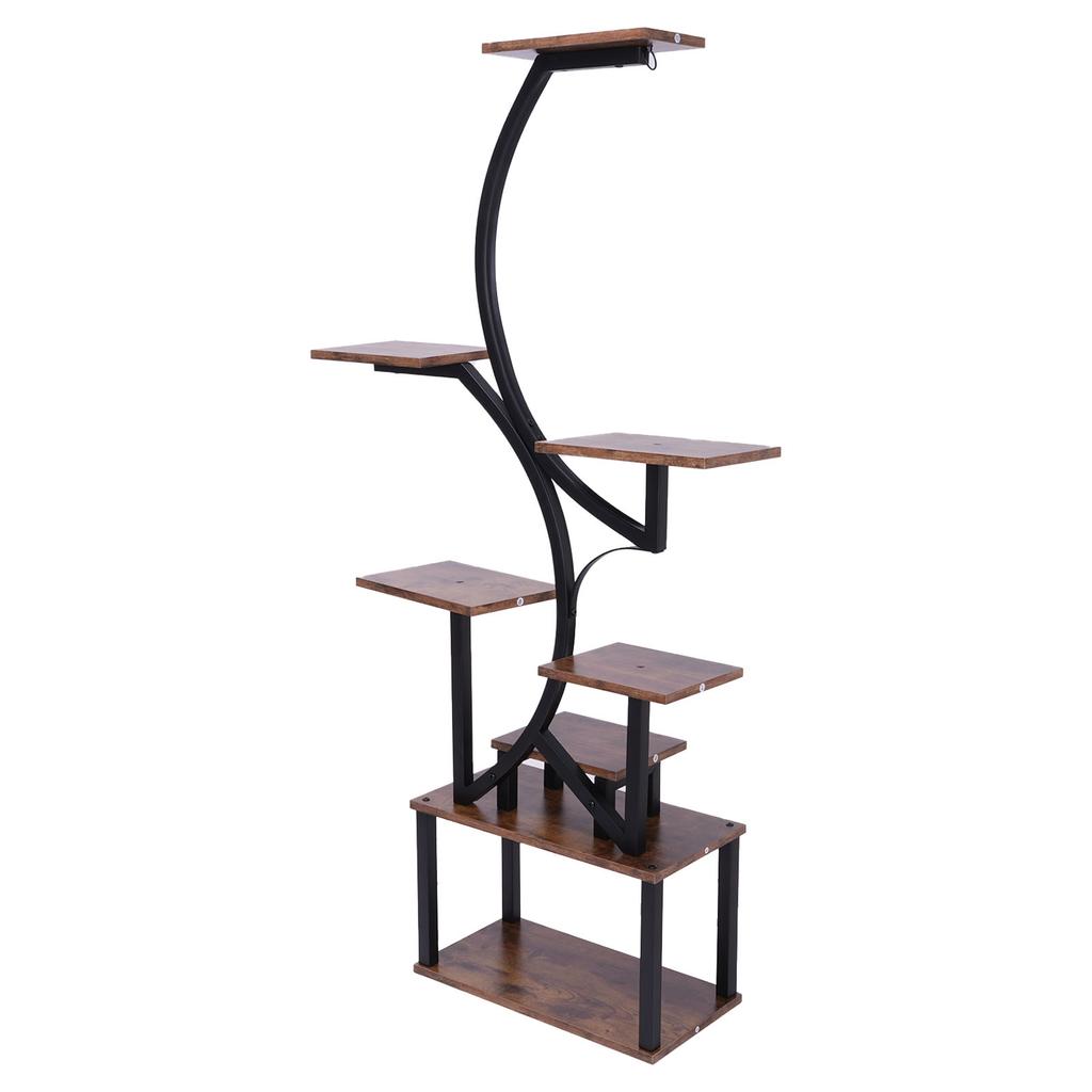 Plant Stand Indoor with Grow Lights Tiered Plant Shelf Corner Plant Stand Tree Shaped Flower Holder