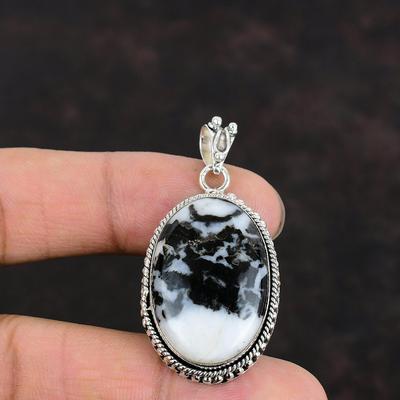 White Buffalo Turquoise Pendant Natural Gemstone Jewelry Dainty Pendant 925 Sterling Silver Pendant Handmade Amazing Pendant Gifts For Wife