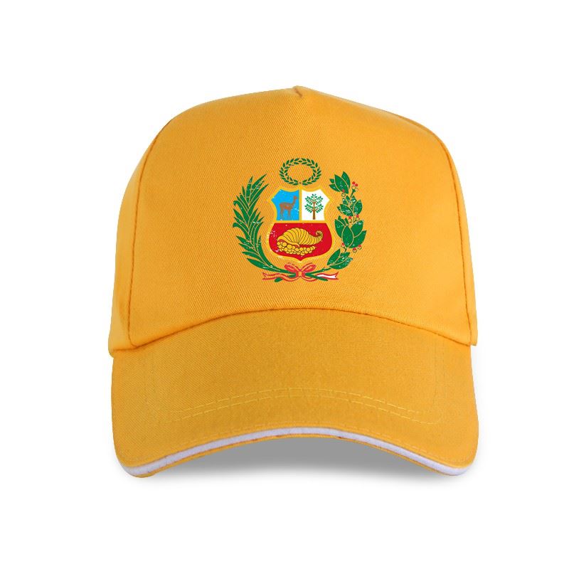 

Новейшая мода, крутой унисекс с принтом, крутой модный новинка, стильный топ, бейсболка в Перу, перуанский герб, повседневный Homme