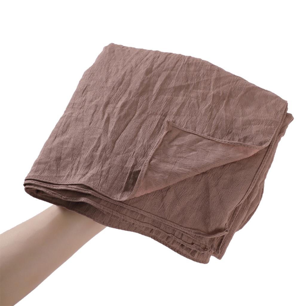 Soft Wrinkled Long Scarf For Women Summer New Solid Color Sunscreen Crumpled Scarves Shawl Foulard Viscose Female Wrap Shawls