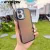 KEYSION Fashion Laser Gradient Colorful Phone Case for iPhone 16 Pro Max Soft TPU+PC Shockproof Back Cover for iPhone 16 Plus