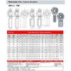 CRS 3/4-16 3-piece-structure PXMR12 Male Rose Joint Rod End Car Parts PXML12 Misalignment Insert Spacer Jam Nuts Weldable Bung