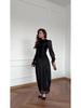 2025 Winter Elegant Light Luxury Long Sleeve Waist-Cinching Dress for Women