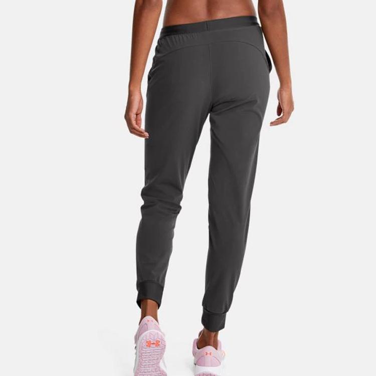 Under Armour Double Layer Drawstring Cuffed Joggers Women Joggers Dark-Gray 1348447-010
