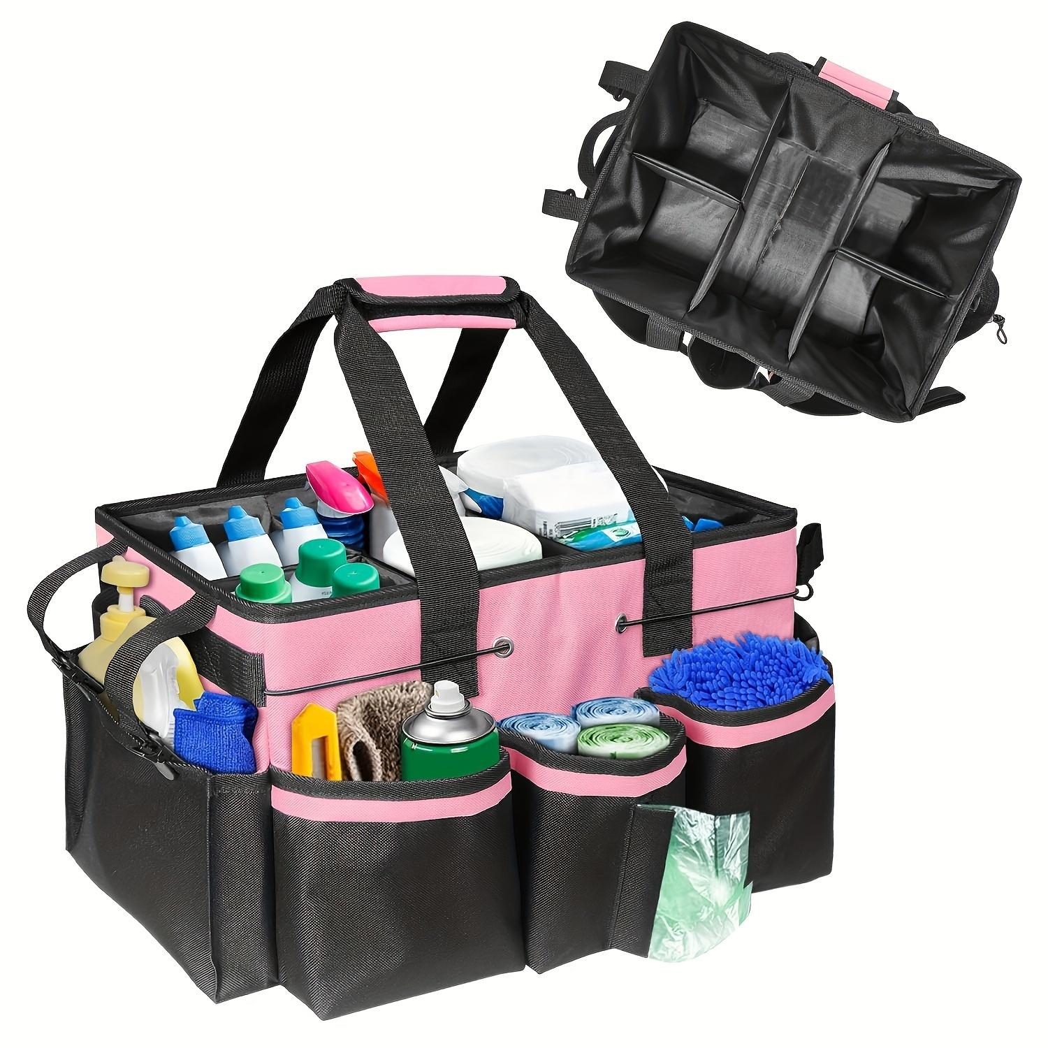 Heavy Duty Cleaning Tools Storage Bag Multifunctional Tool Bag Waterproof Wear-Resistant Large Capacity Oxford Cloth Storage Bag