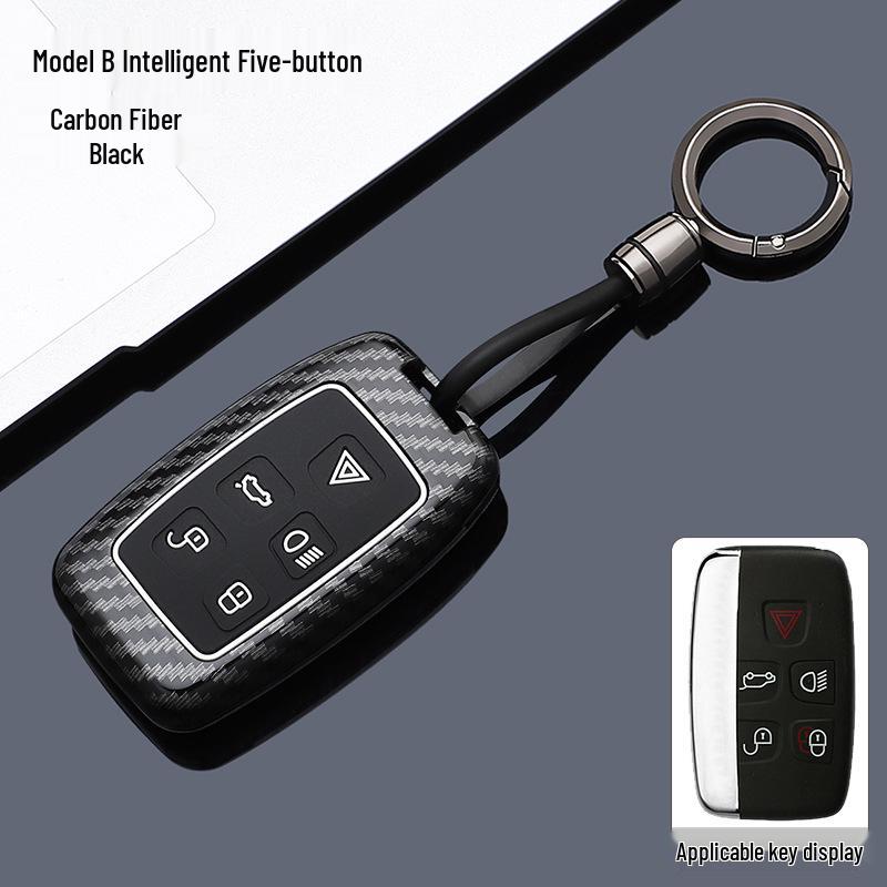 Premium Carbon Fiber Key Case for Jaguar XFL/XEL/XJL/EPACE/FPACE