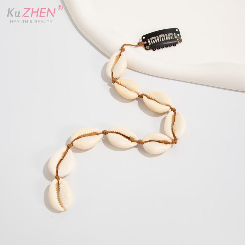 Estensioni Capelli Festival Perline Imitazione Conchiglie Impermeabili Boho Mermaid Core Gioielli Dreadlock Per Treccine