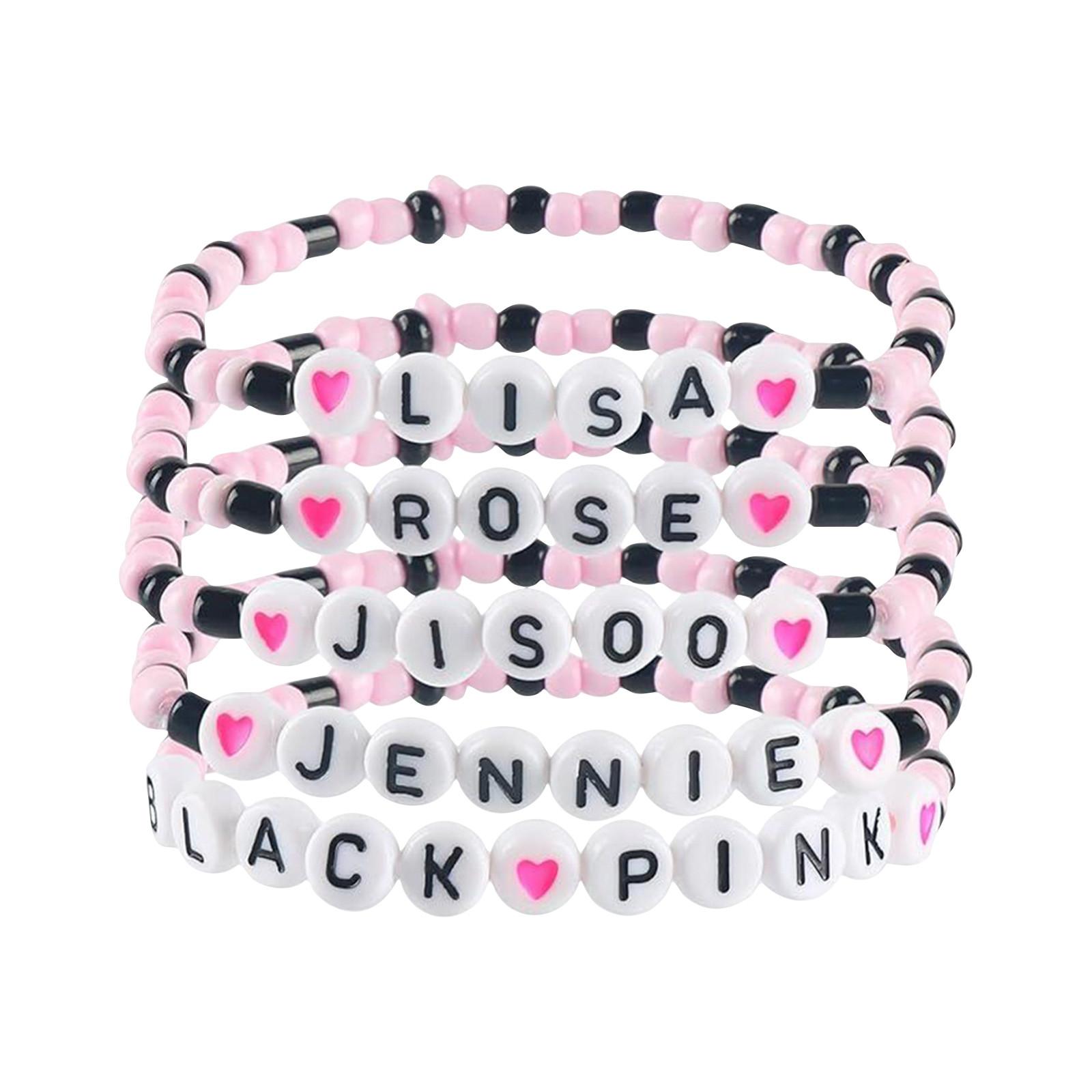 

Набор браслетов из 5 штук для фанатов - Женский регулируемый цепочный модный браслет для девушек One Size