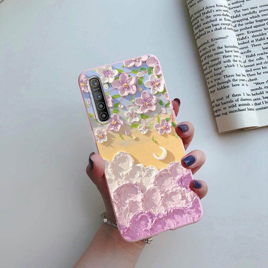 For Realme XT Case RMX1921 Coque Smile Soft Silicone Phone Cover for OPPO Realme X2 RealmeXT RealmeX2 Cases RMX1992 Shell Funda