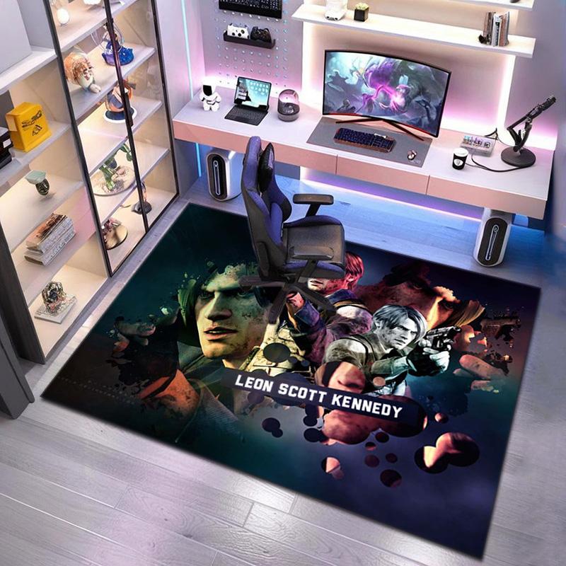 Sci-Fi game Resident Evil, Umbrella Corporation, soft carpet, home living room, office chair pad, door mat, door mat carpet U6