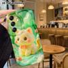 Phone Case: 2D flat design suitable for Samsung Galaxy A34 A35 M05 M06 S20 S22 S21 FE Plus 5G protective case, little yellow bubble cat, perfect holid