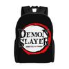 Demon Slayer Backpacks Kimetsu No Yaiba Nezuko Awakened Demon Daypack  Mochila Office Work Retro Washable Rucksack
