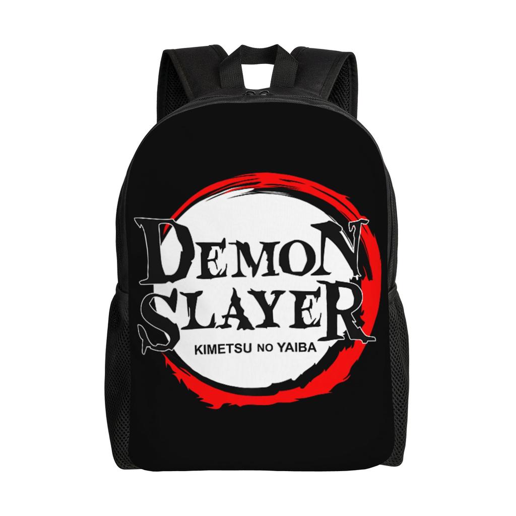 Demon Slayer Backpacks Kimetsu No Yaiba Nezuko Awakened Demon Daypack  Mochila Office Work Retro Washable Rucksack