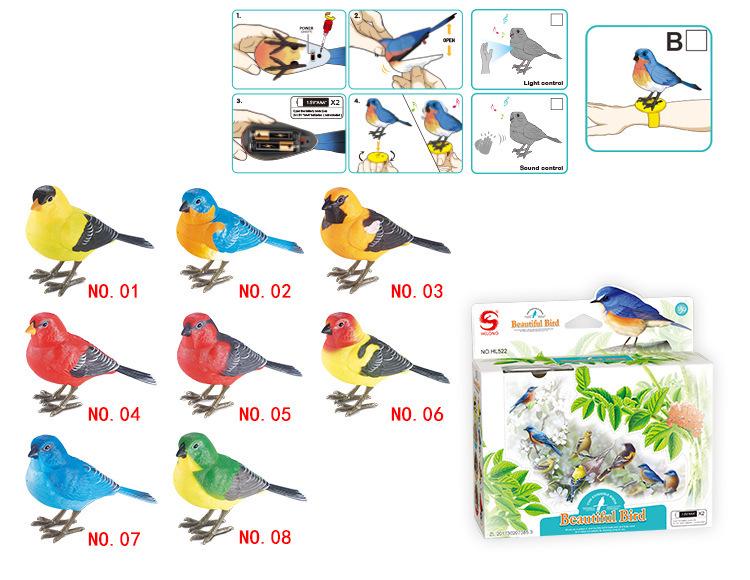 Interactive Singing Knight Bird: Voice-Controlled, Chirping, and Moving Toy for Kids