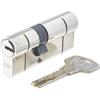 YALE Cylindre haute sécurité Série 2100 débrayable 30x40 mm nickelé, anti-crochetage, anti-perçage et anti-bumping, 5 clés