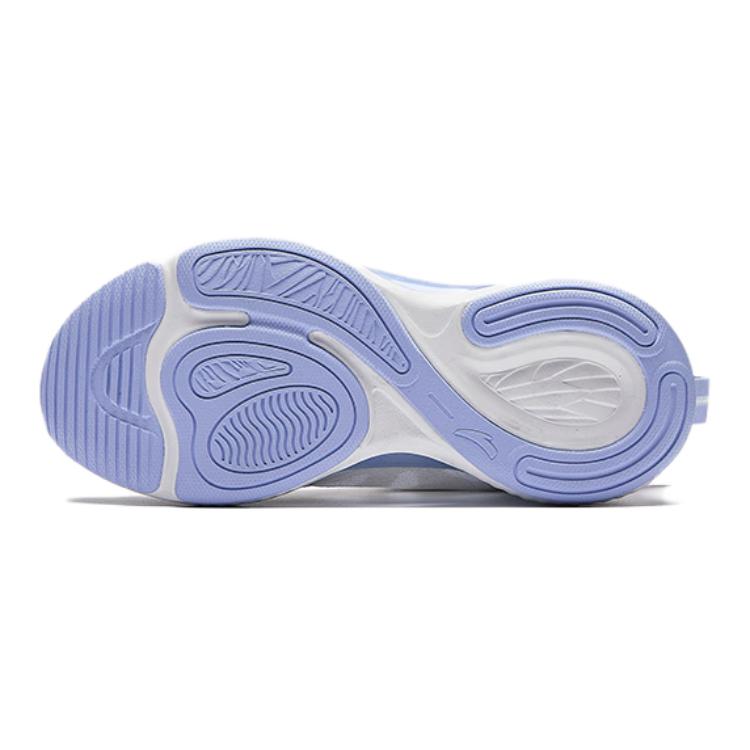 Anta Kids Fabric Mesh Comfortable Shock Absorbing Durable Low Top Running Shoes Kids Sneaker White Black Blue 322429904-3