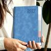 A5 2027 English Schedule Book: Elegant Daily Planner & Self-Discipline Notebook