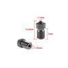 10PCS Hardened Steel Nozzle 0.2mm, Works with E3D V6 V5 Hotend Extruder Printer Ender3 Hot End Titan Extruder Prusa i3 for 3D Printer 1.75mm Filament