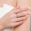 Tancise Classic 925 Sterling Silver  Zircon Ring Ladies Jewelry Wedding Promise Party Gift