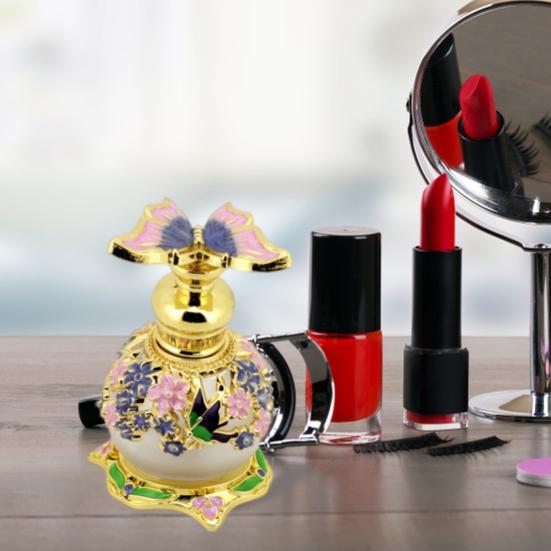 15m Essential Oil Bottle Strong Decoration Translucent Animal Decor Flower Rilievo Perfume Storage Good Detail Concentrated Perfume Oil Bottle Present