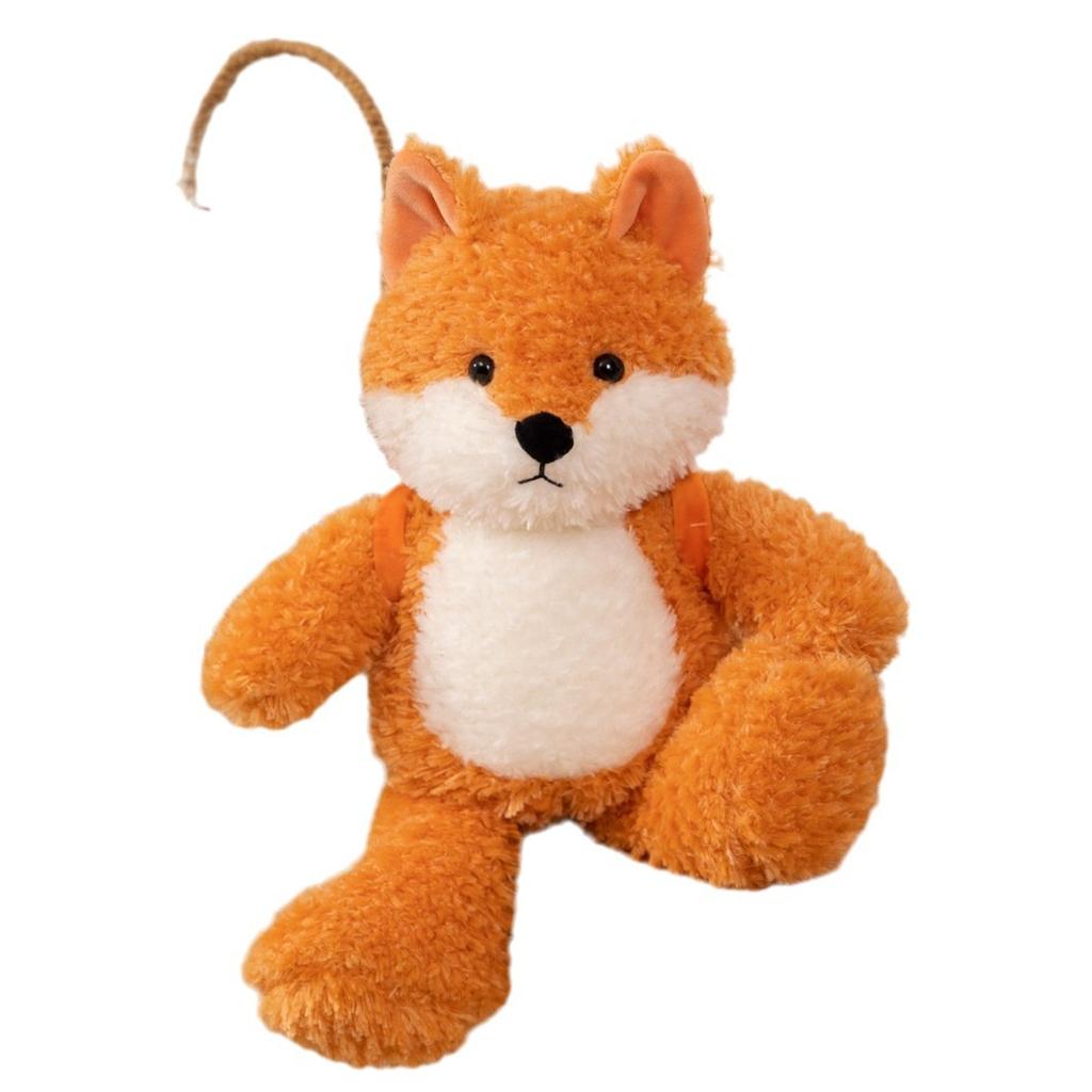 Beibei Animal Plush Toy Backpack Rabbit Children's Doll Fox Doll Cute Dog Ornament Birthday Gift