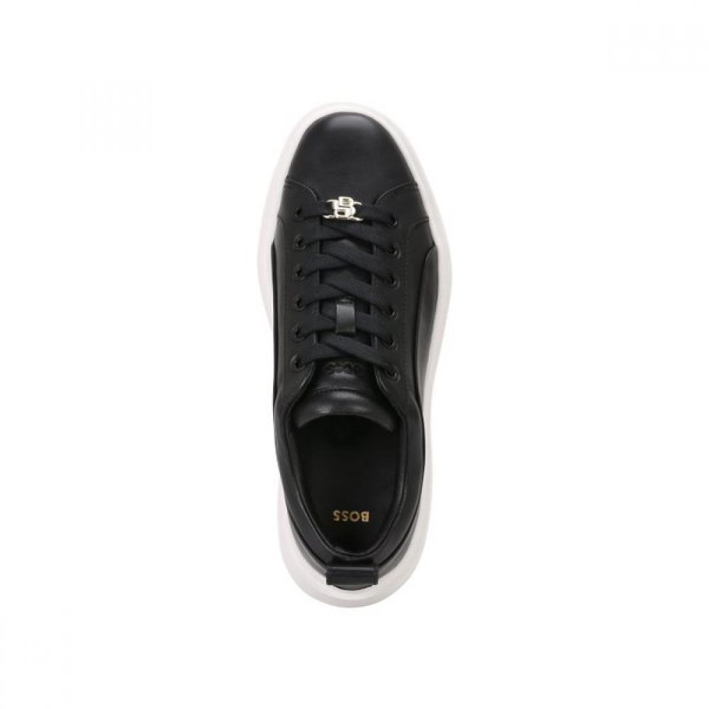 Boss Women Leather Sneakers Black  50522947001 