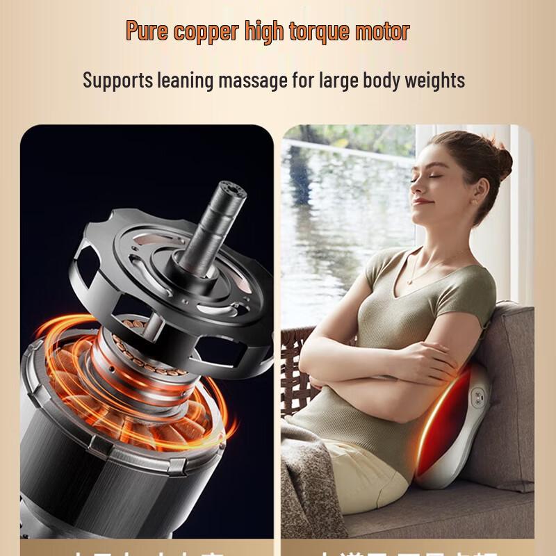 Westinghouse Multi-Functional Lumbar and Body Massage Pillow CN Plug (adapter Included)