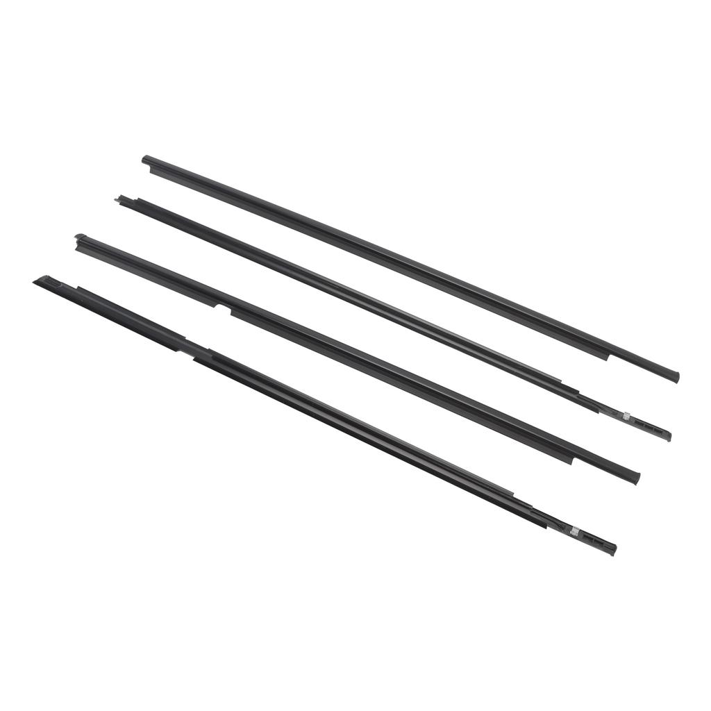 4 STÜCKE Türglasleiste Außen Dichtung für Toyota Yaris Schrägheck
