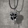 Temperament Love Pendant Necklaces for Women Hip Hop Imprisoned Heart Choker