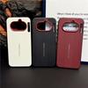 Etui do Nothing phone 4A Czerwona Ramka Aparatu Luksusowe Teksturowane Ostateczny Design Skórzane Miękkie Etui Ochronne